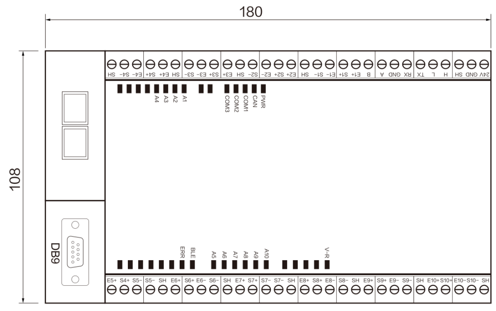 MK-DWT810-EN10 Weighing Module dimension drawing