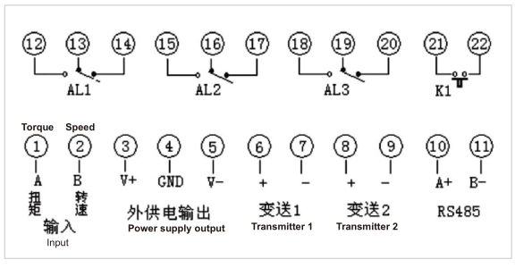 MK-TP001 Weighing Indicator dimension drawing