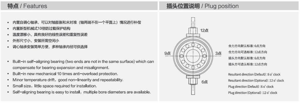MK1505 Tension Sensor dimension drawing