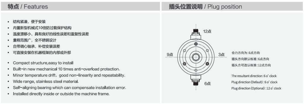 MK1506 Tension Sensor dimension drawing