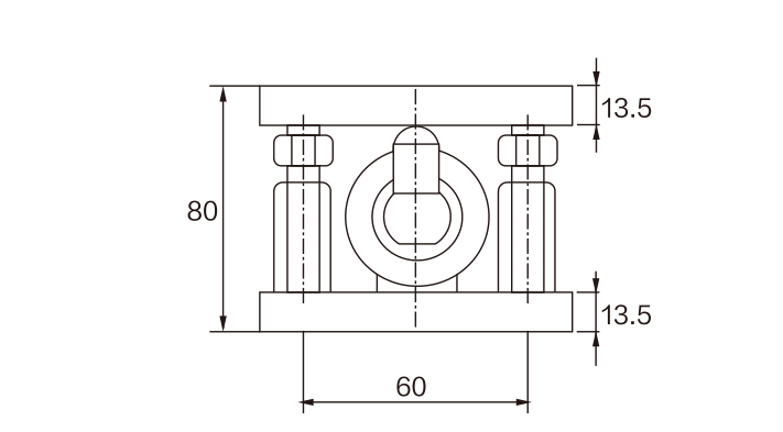 MK301-M Weighing Module dimension drawing