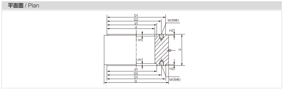 MK612 Column Load Cell dimension drawing