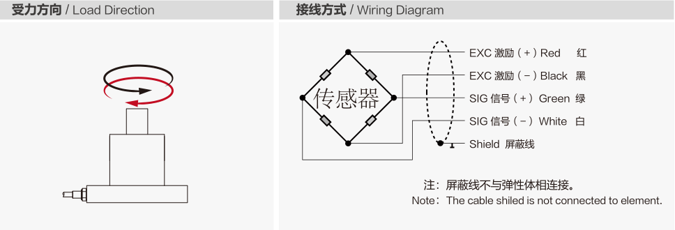 MK903 Torque Sensor dimension drawing
