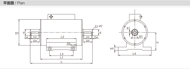 MK920 Torque Sensor dimension drawing